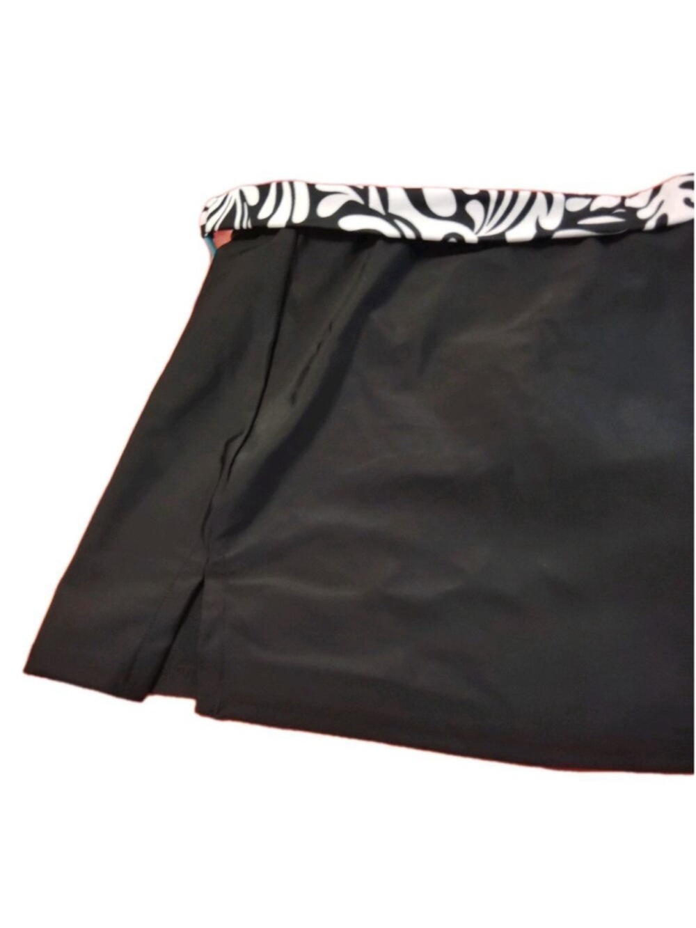 La Playa Swimsuit Belted Skirt Bikini Bottom Women's Medium Black With Tag Vtg